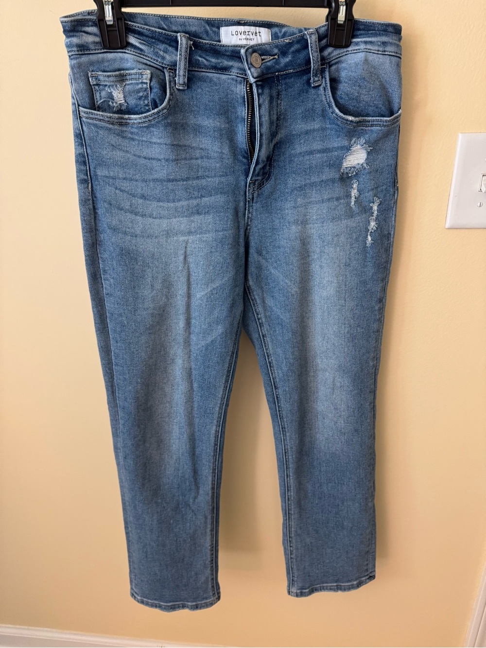 Women's Lovervet 29 Light Blue Distressed Jeans